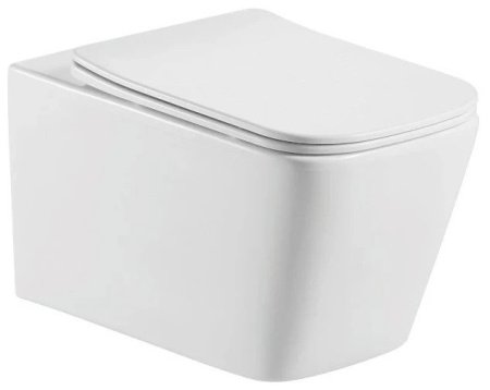 Set AQUATEK ЛИБРА (рама AQUATEK Standard INS-0000012+звукоизоляционная прокладка+унитаз ЛИБРА AQ0530-00+тонкое сиденье с механизмом плавного закрывания)